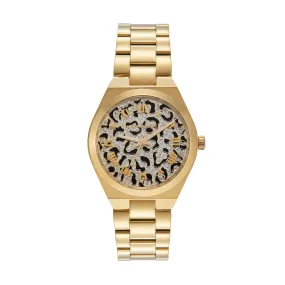 Michael Kors Lennox Gold Tone Analogue Watch MK7500