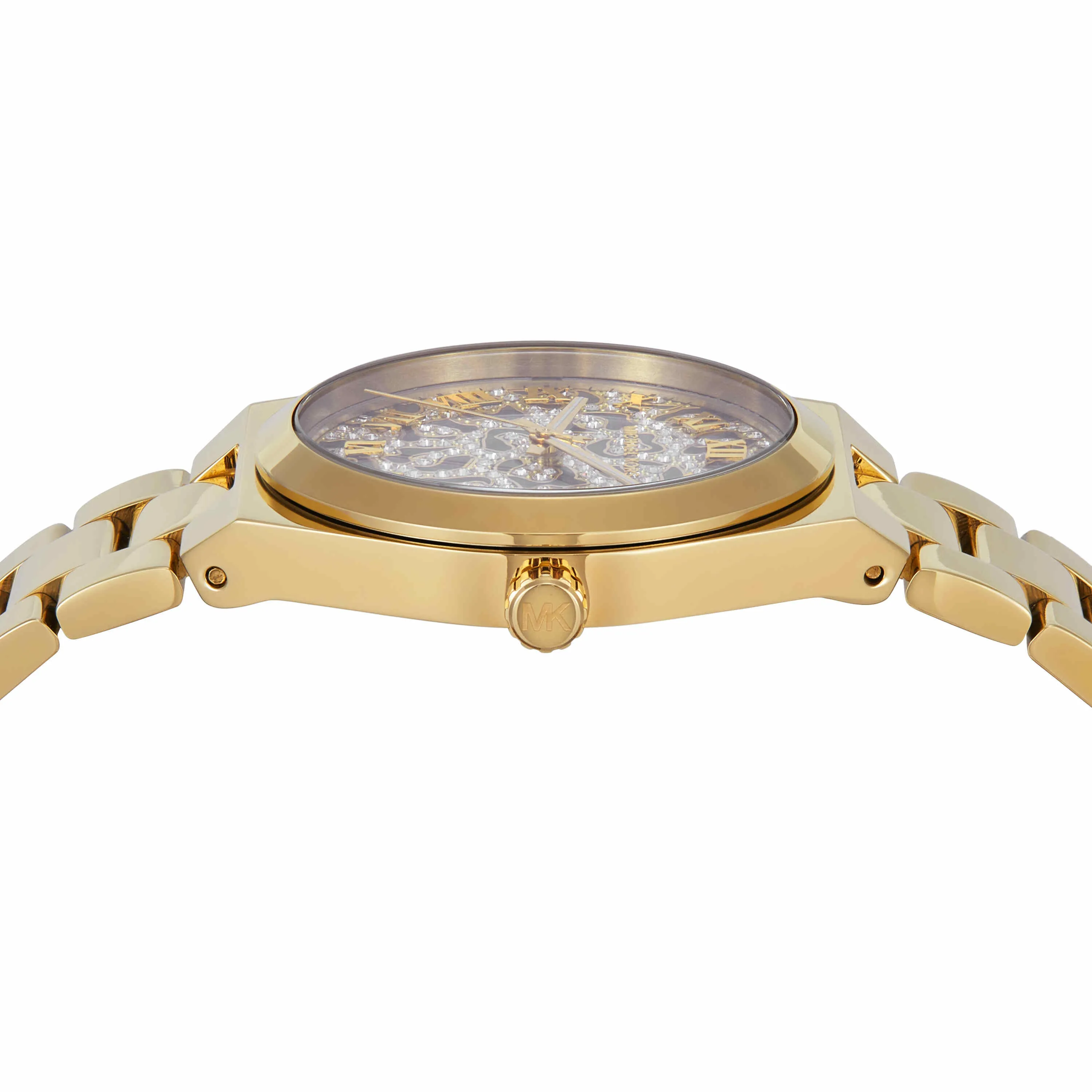 Michael Kors Lennox Gold Tone Analogue Watch MK7500