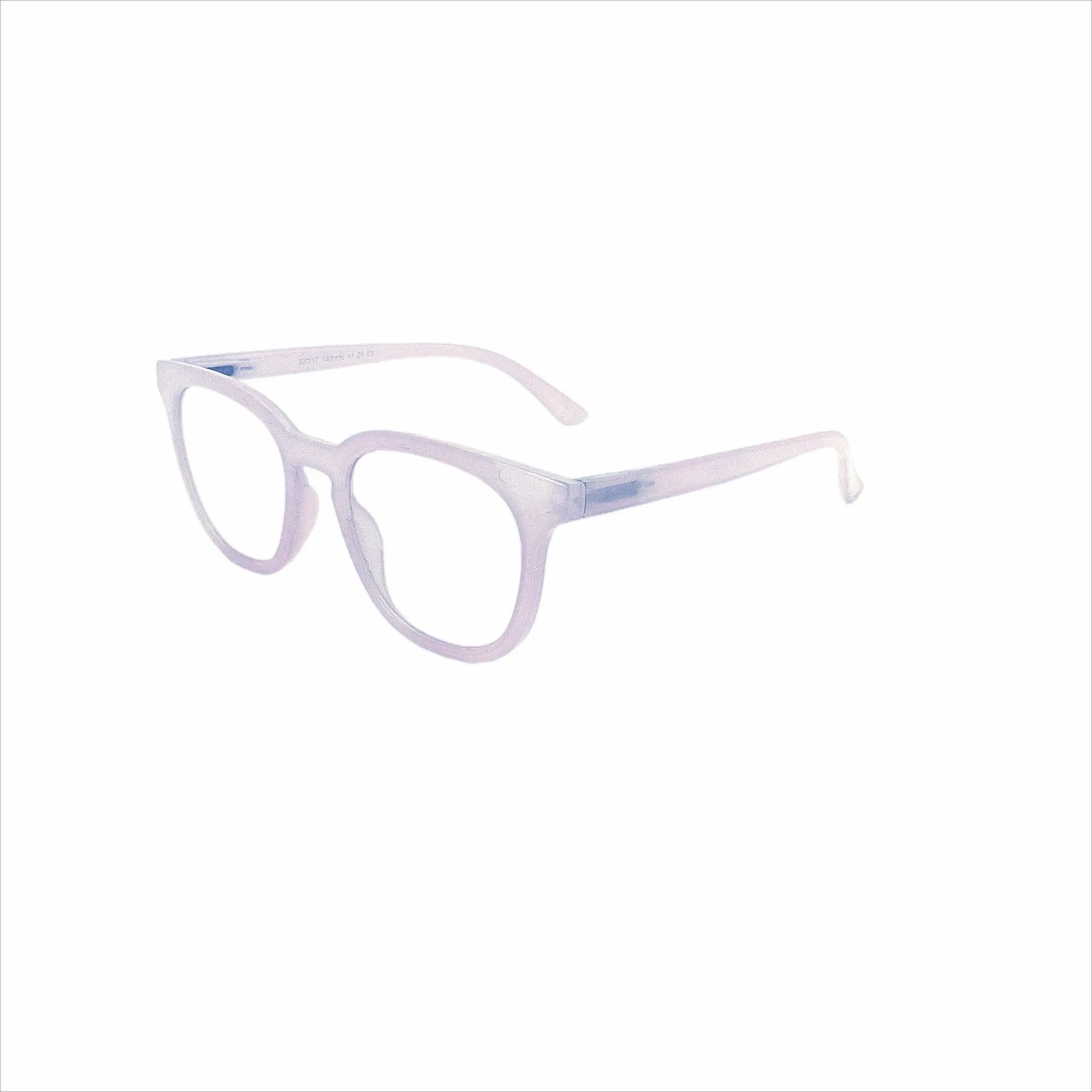 Modern Keyhole Round Keyhole Lens Reading Glasses With Matching Case