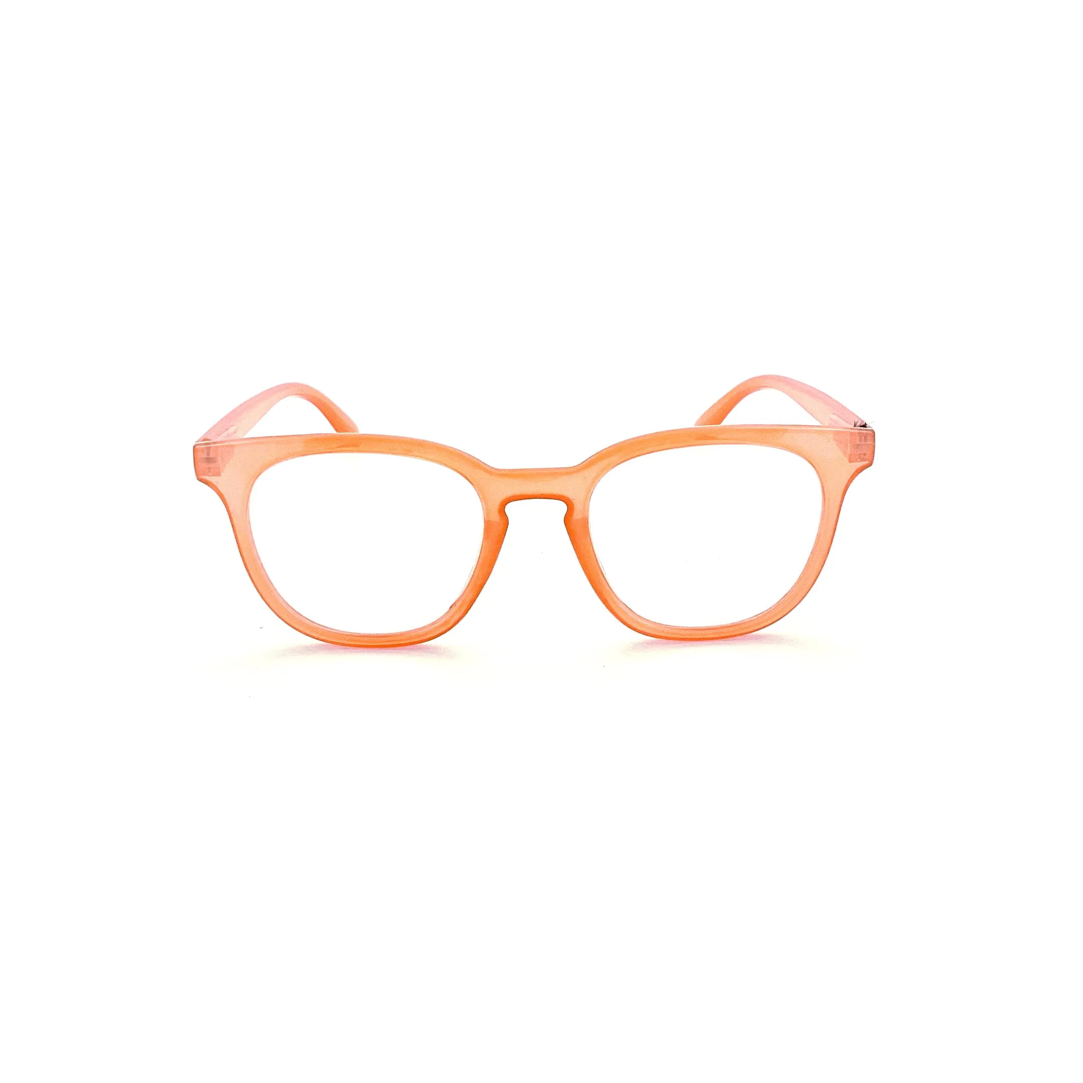 Modern Keyhole Round Keyhole Lens Reading Glasses With Matching Case