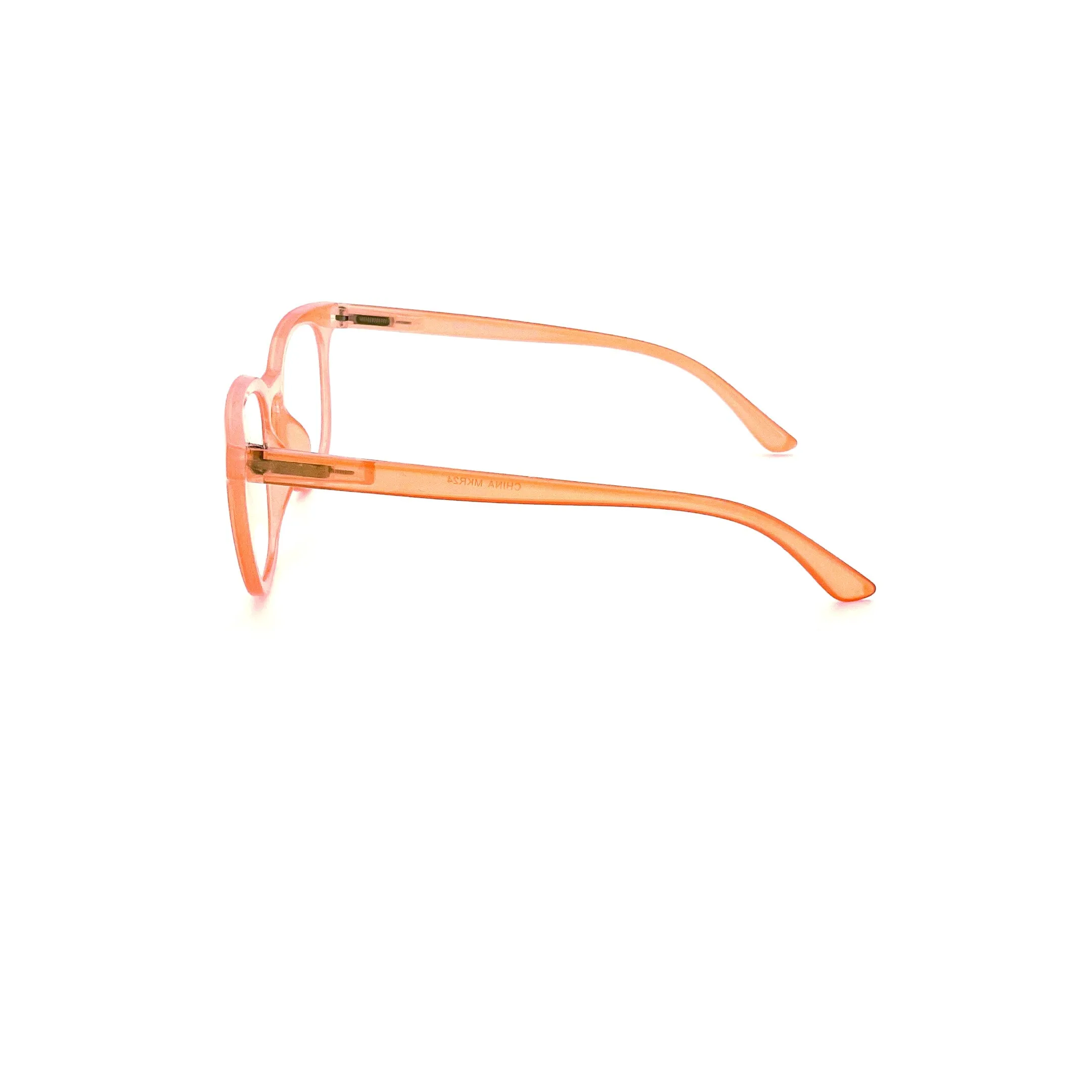 Modern Keyhole Round Keyhole Lens Reading Glasses With Matching Case