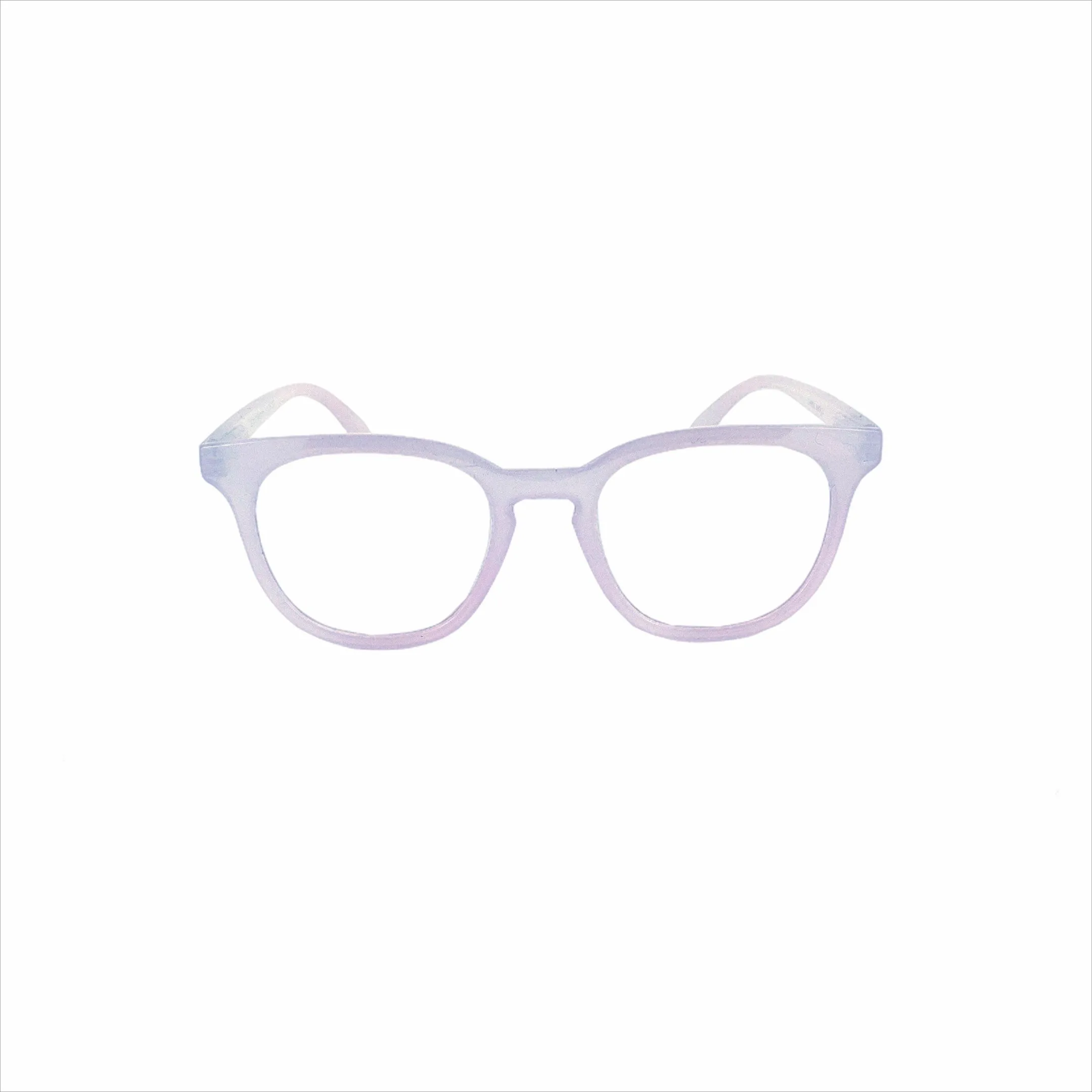 Modern Keyhole Round Keyhole Lens Reading Glasses With Matching Case