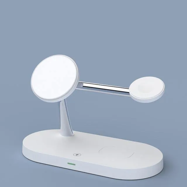 Modern LED Table Lamp for iPhone Samsung Wireless Charger