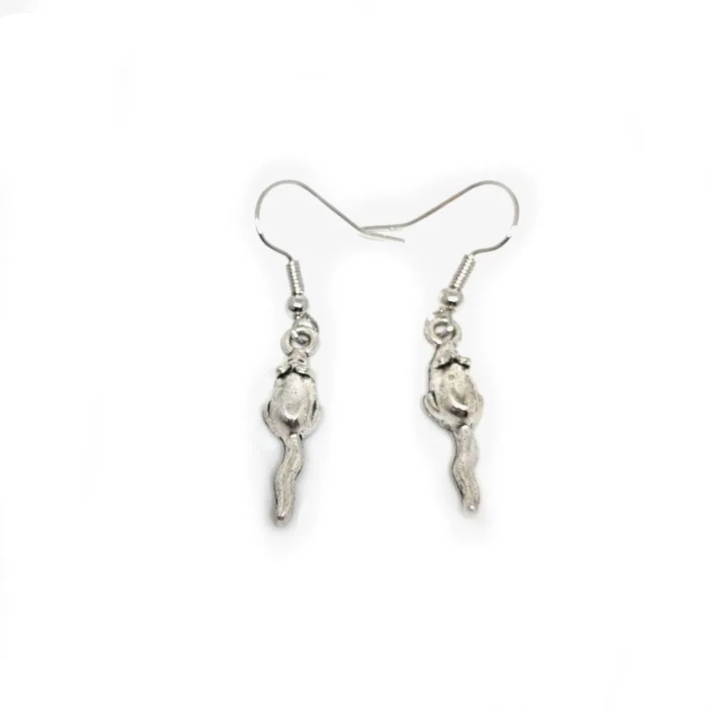 Mouse Dangle Earrings