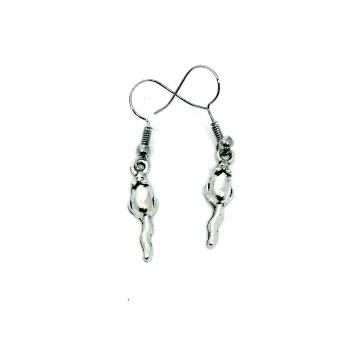 Mouse Dangle Earrings