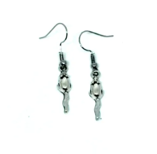 Mouse Dangle Earrings