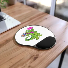 Munchies the Crocodile Mouse Pad With Wrist Rest