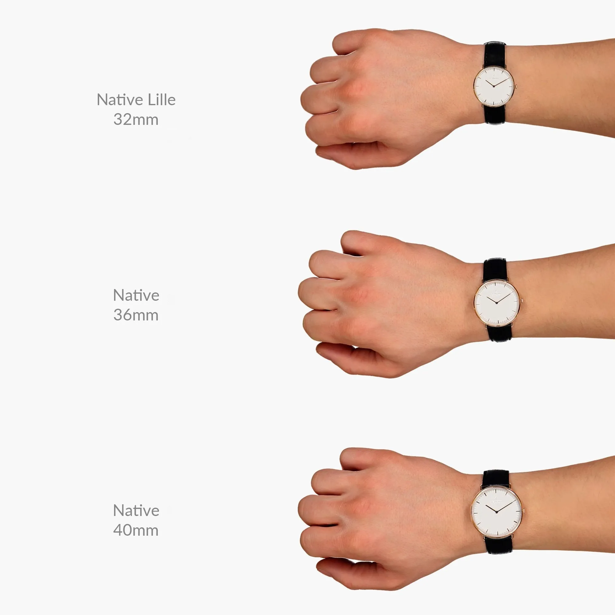 Native | Black Dial - Brown Vegan Leather