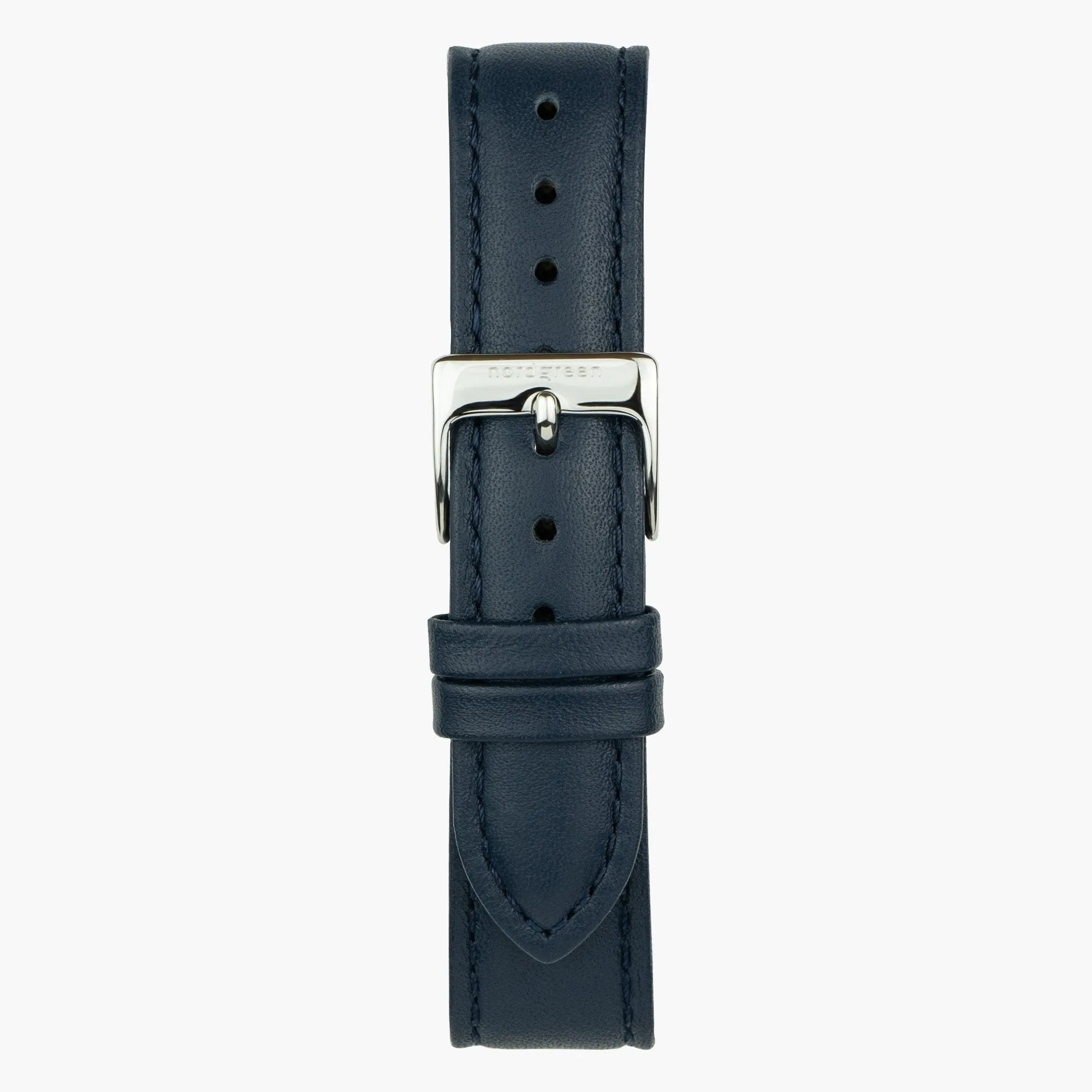 Native | White Dial - Navy Blue Vegan Leather