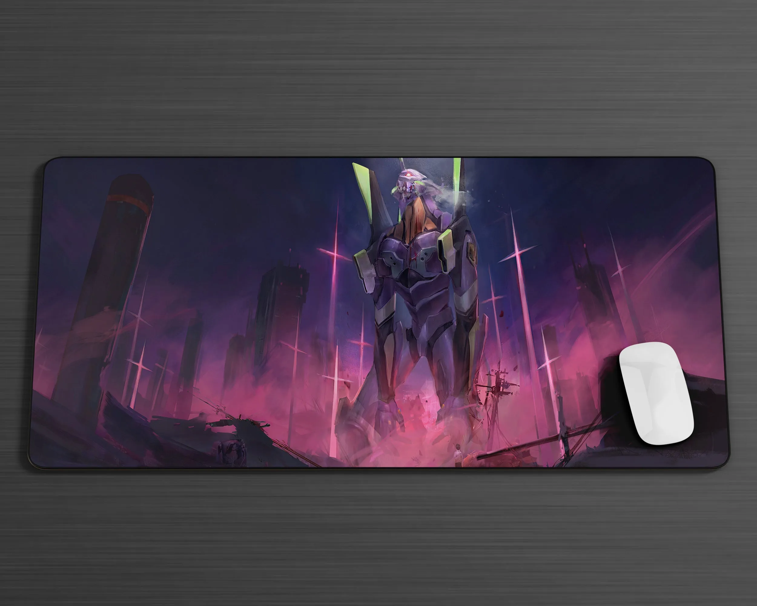 Neon Evangelion Genesis Unit 01 Gaming Mouse Pad