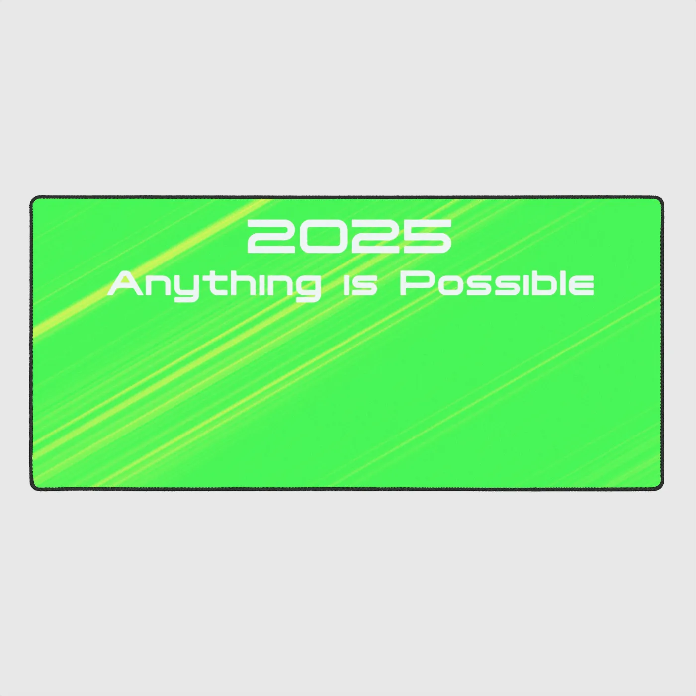 NEON SMILE APOSSIBLE MOUSE PAD Large Desk Mat