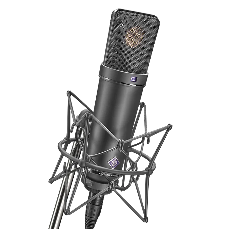 Neumann U87 AI Studio Set Inc. Shock Mount (Black)