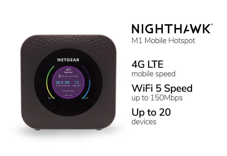 Nighthawk M1 4G LTE Mobile Router MR1100