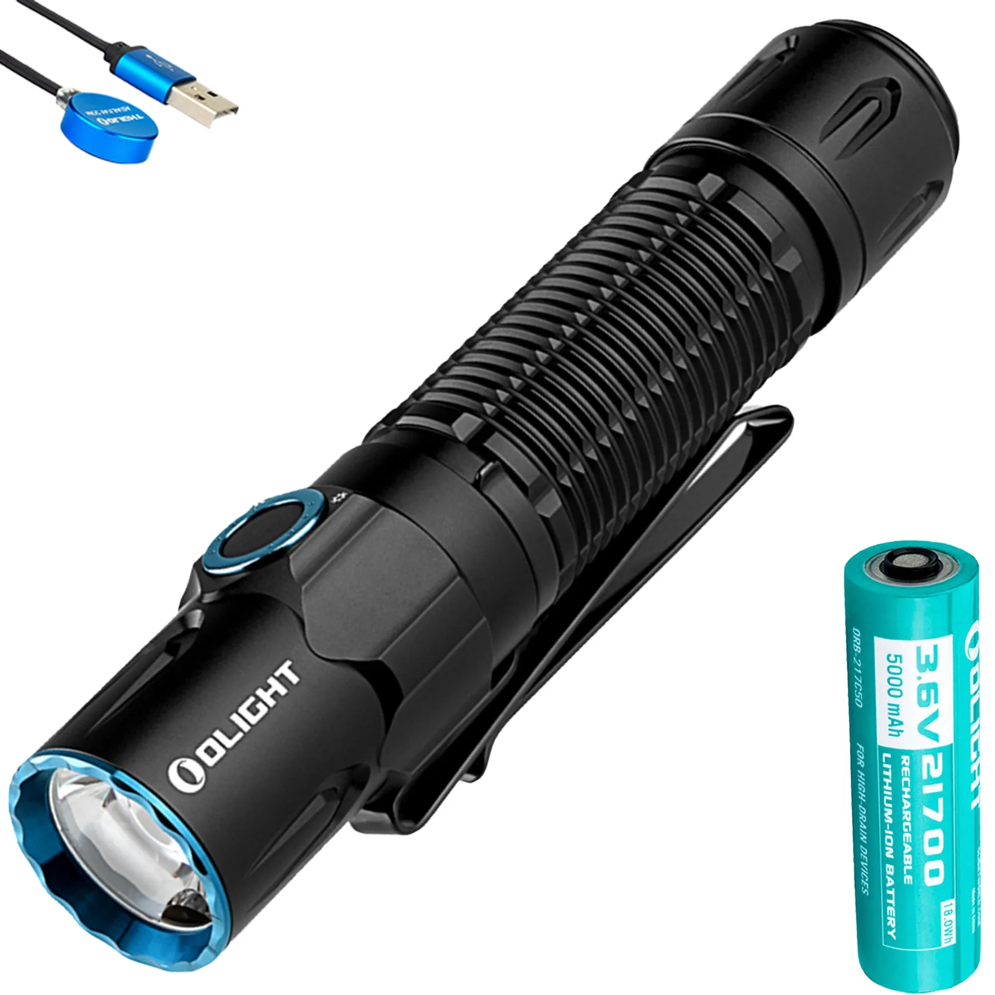 Olight Warrior 3S 2300 Lumen Rechargeable Tactical Flashlight