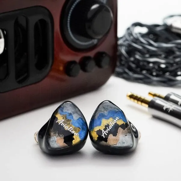 Open Box QoA Aviation 3 Knowles BA 1 DD Hybrid In-Ear Monitors