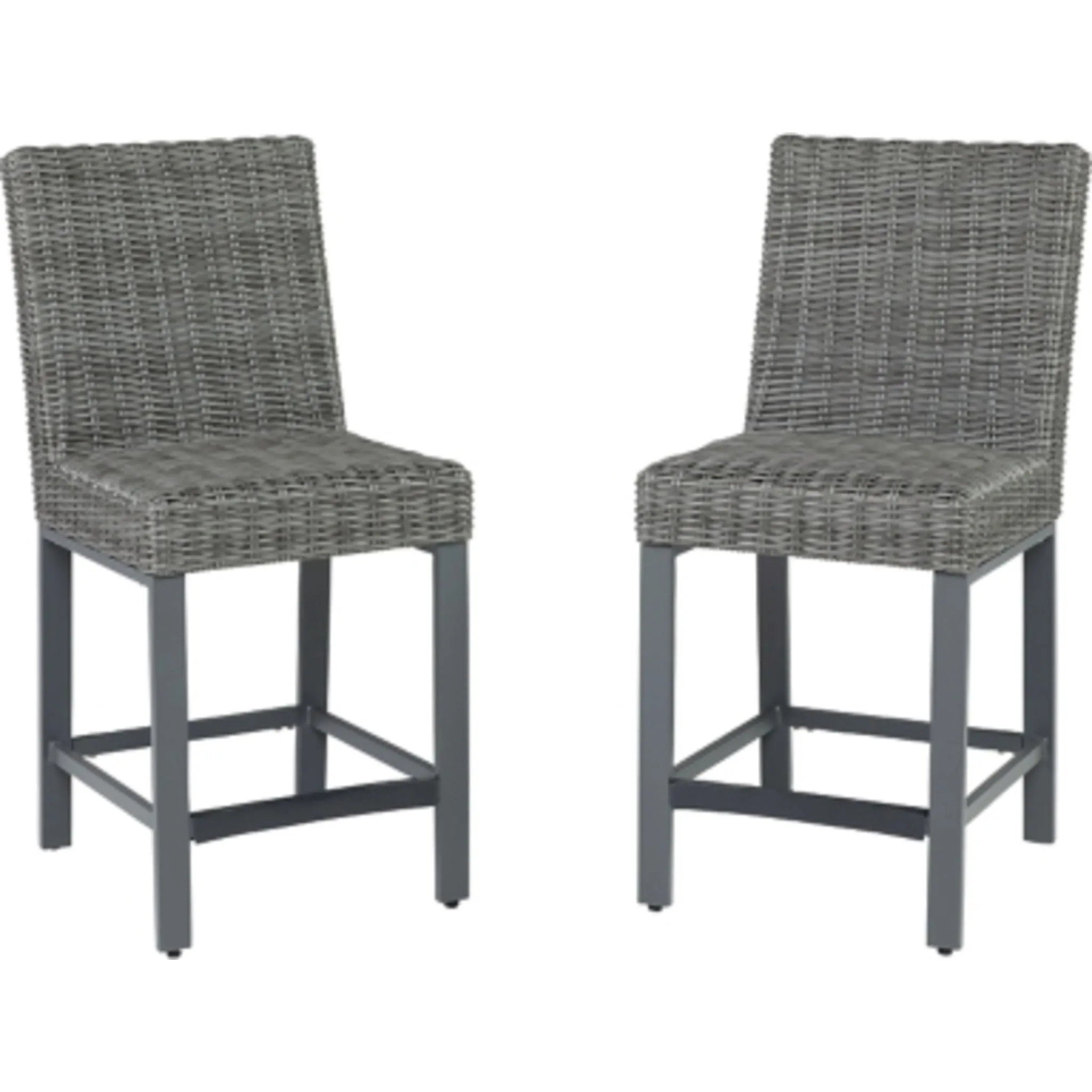 Palazzo Outdoor Barstool (set of 2) - Gray