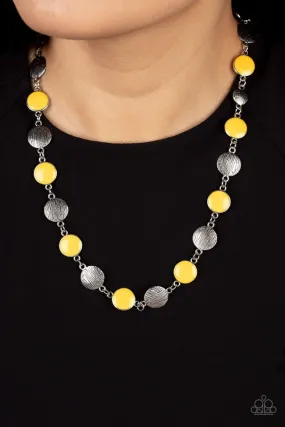 Paparazzi Necklace ~ Harmonizing Hotspot - Yellow