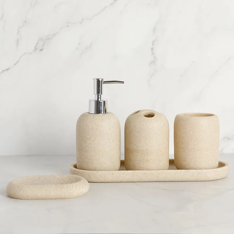 Pebble Bathroom Accessory Set