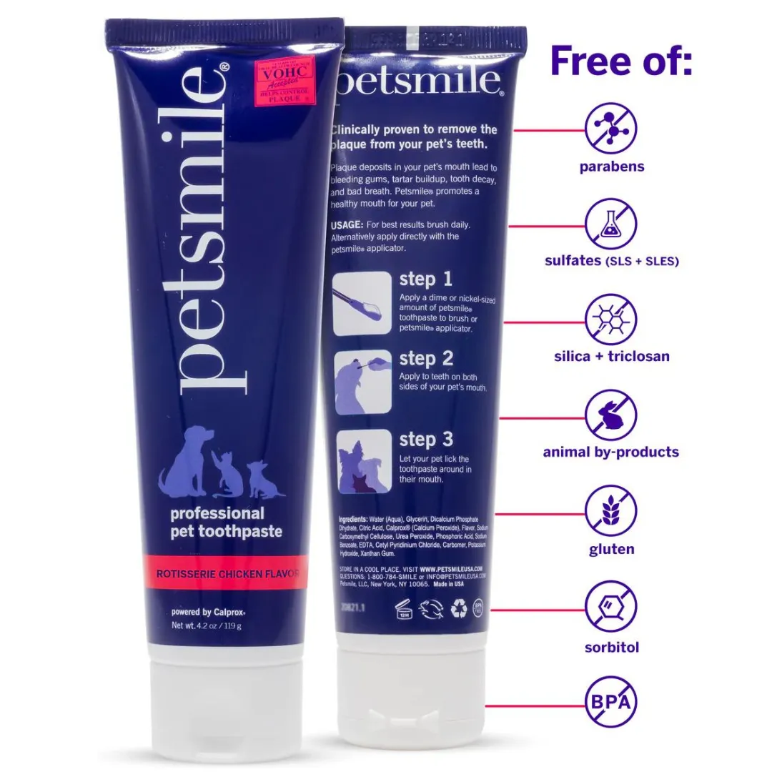 PetSmile Rotisserie Chicken Flavour Professional Pet Toothpaste