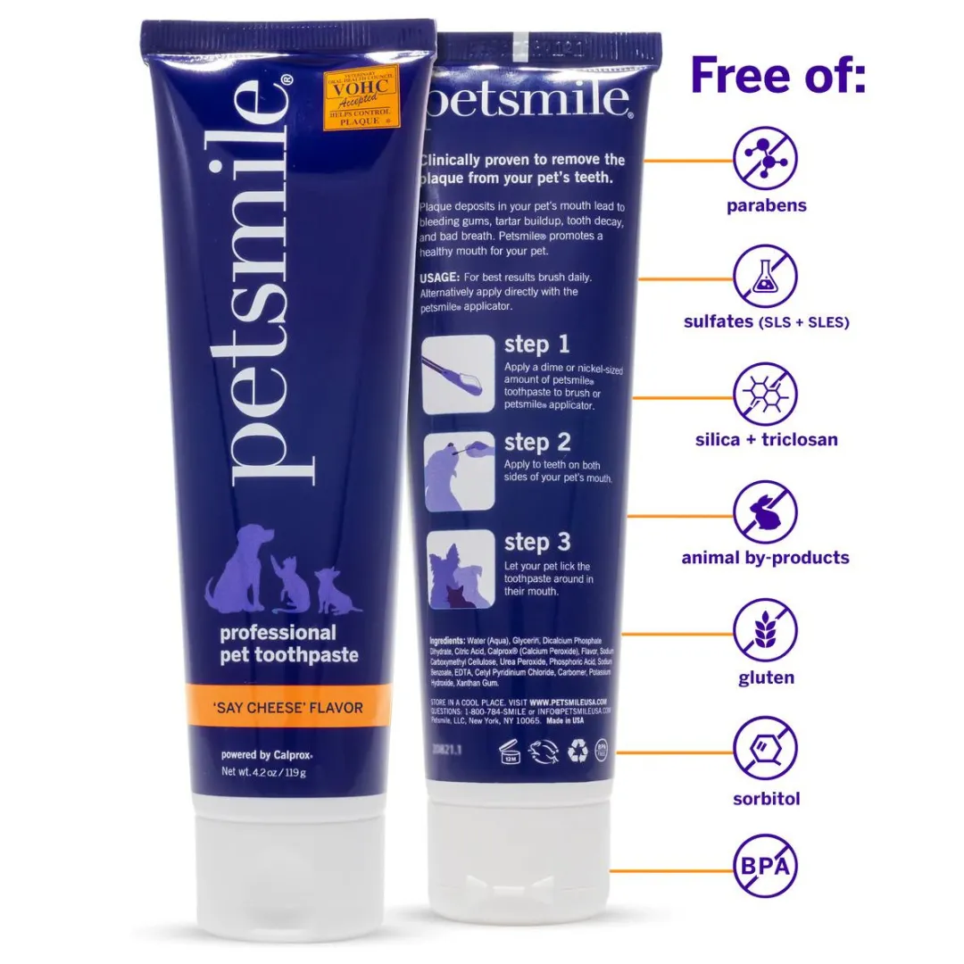 PetSmile Say Cheese Flavour Professional Pet Toothpaste