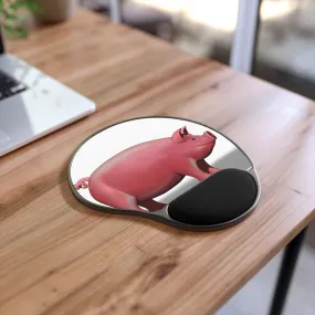 Pig Mouse Pad With Wrist Rest