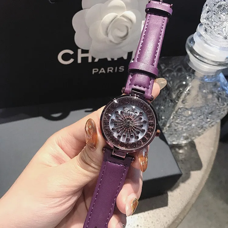 Pink Shell Chassis Women's Watch