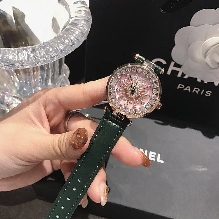 Pink Shell Chassis Women's Watch