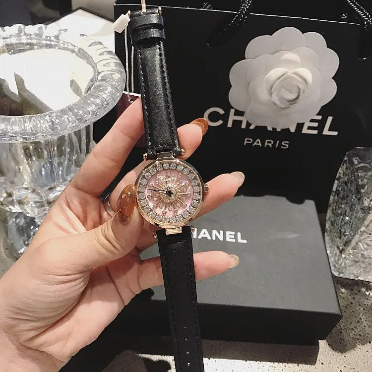 Pink Shell Chassis Women's Watch