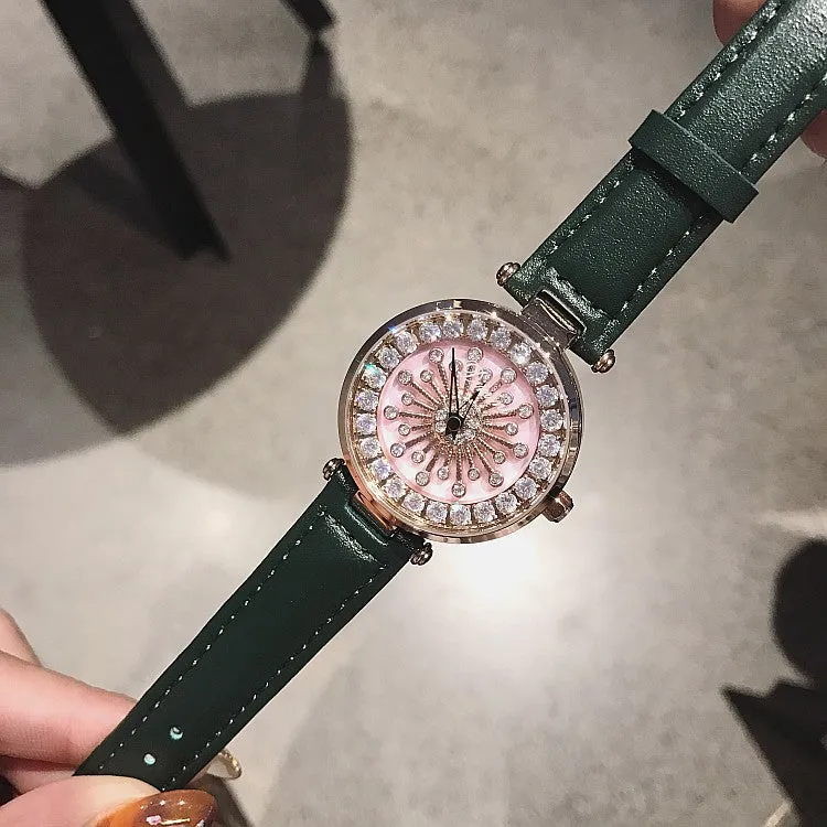 Pink Shell Chassis Women's Watch