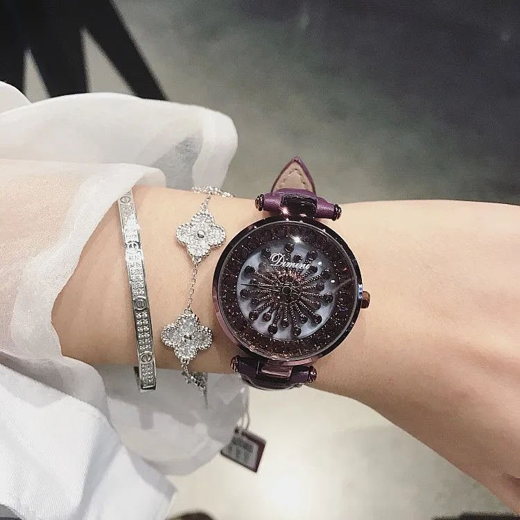 Pink Shell Chassis Women's Watch