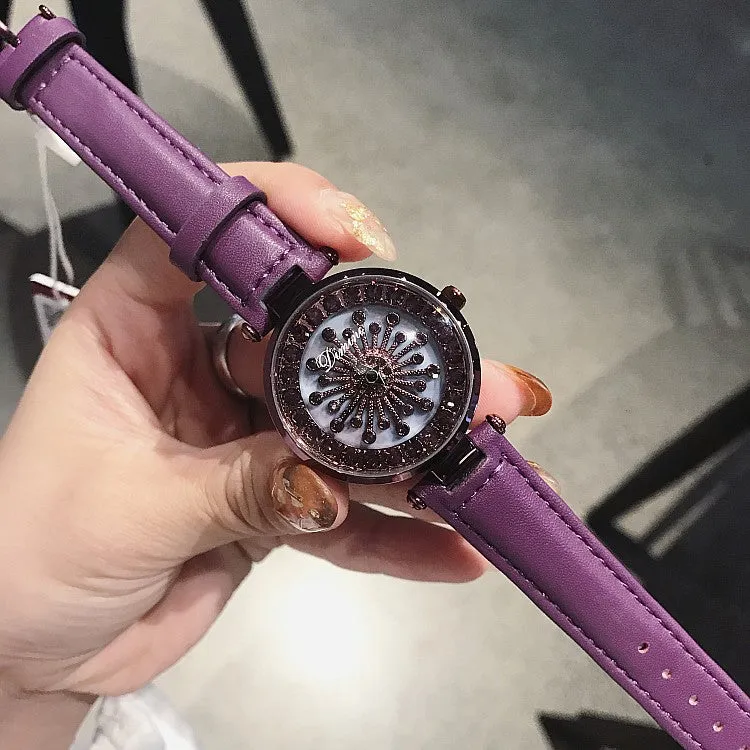 Pink Shell Chassis Women's Watch