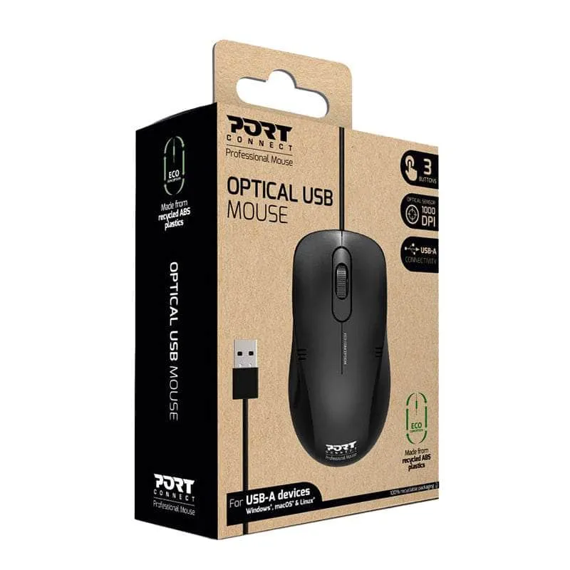 Port Connect Optical Usb Mouse 900400 Pro