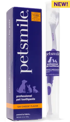 Professional Toothpaste Say Cheese Large & Professional Pet Toothbrush