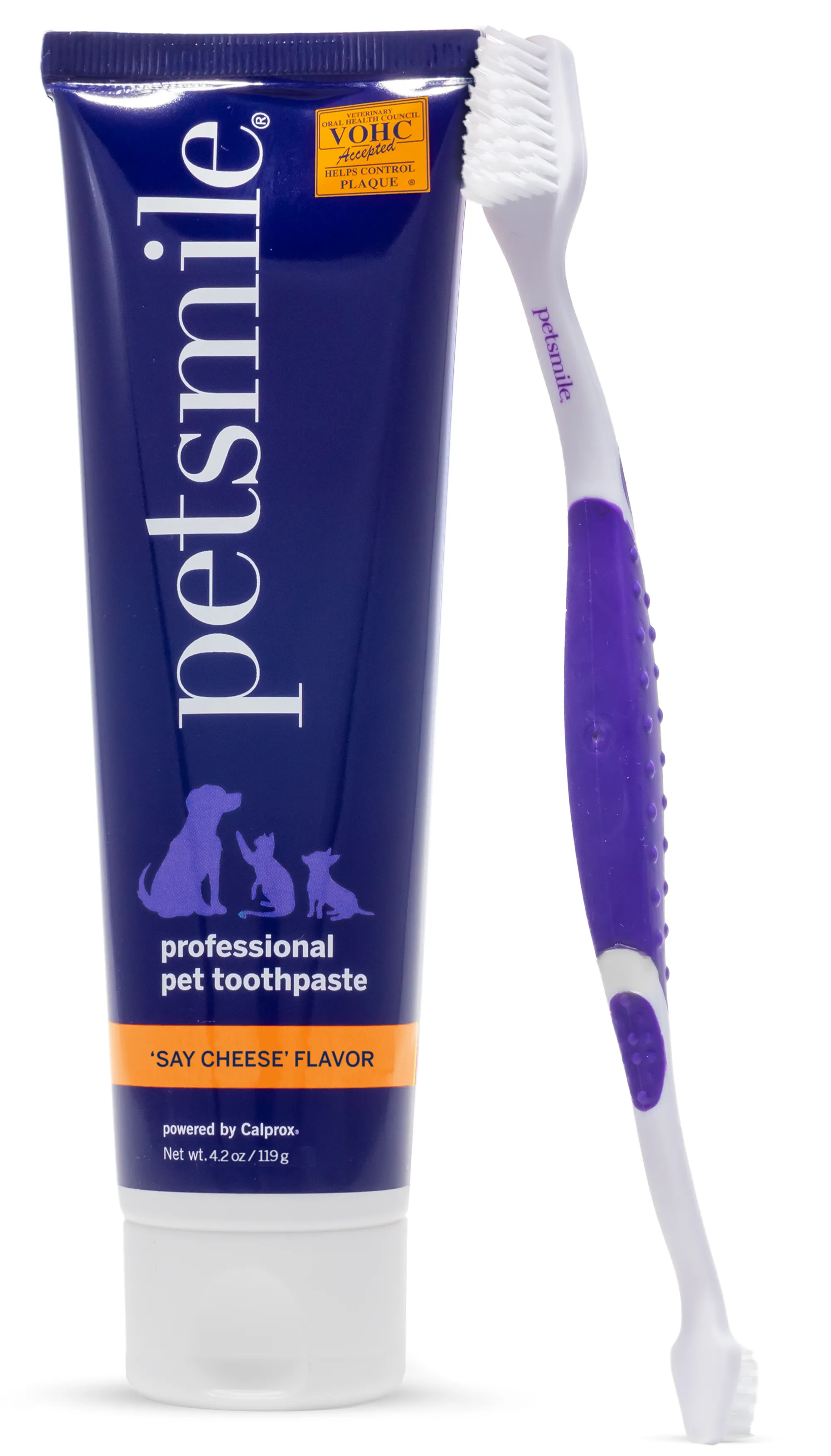 Professional Toothpaste Say Cheese Large & Professional Pet Toothbrush