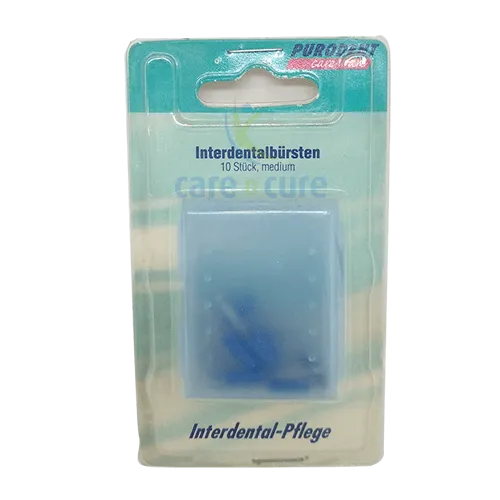 Purodent Interdental Brush Medium 10 Pieces