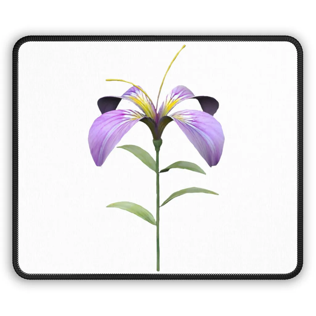 Purple Flower Gaming Mouse Pad