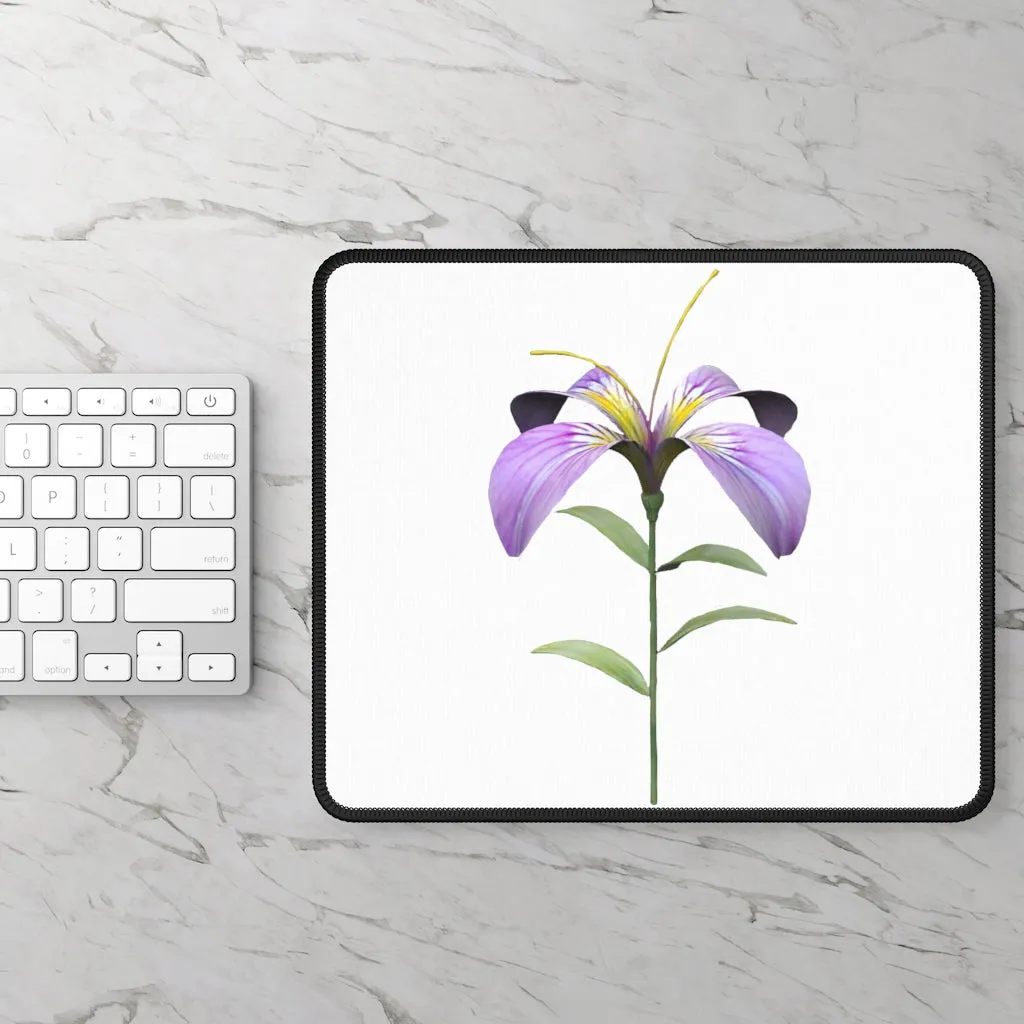 Purple Flower Gaming Mouse Pad