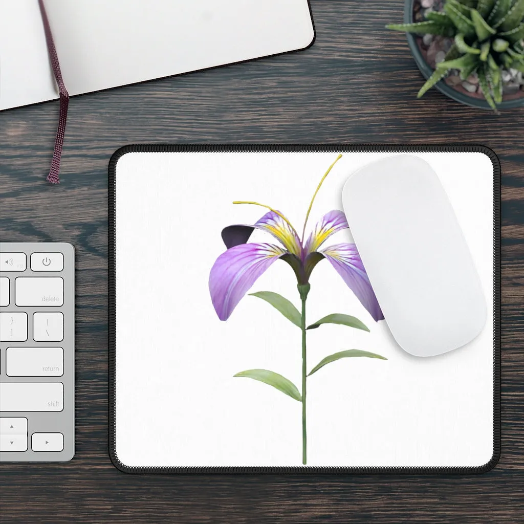 Purple Flower Gaming Mouse Pad