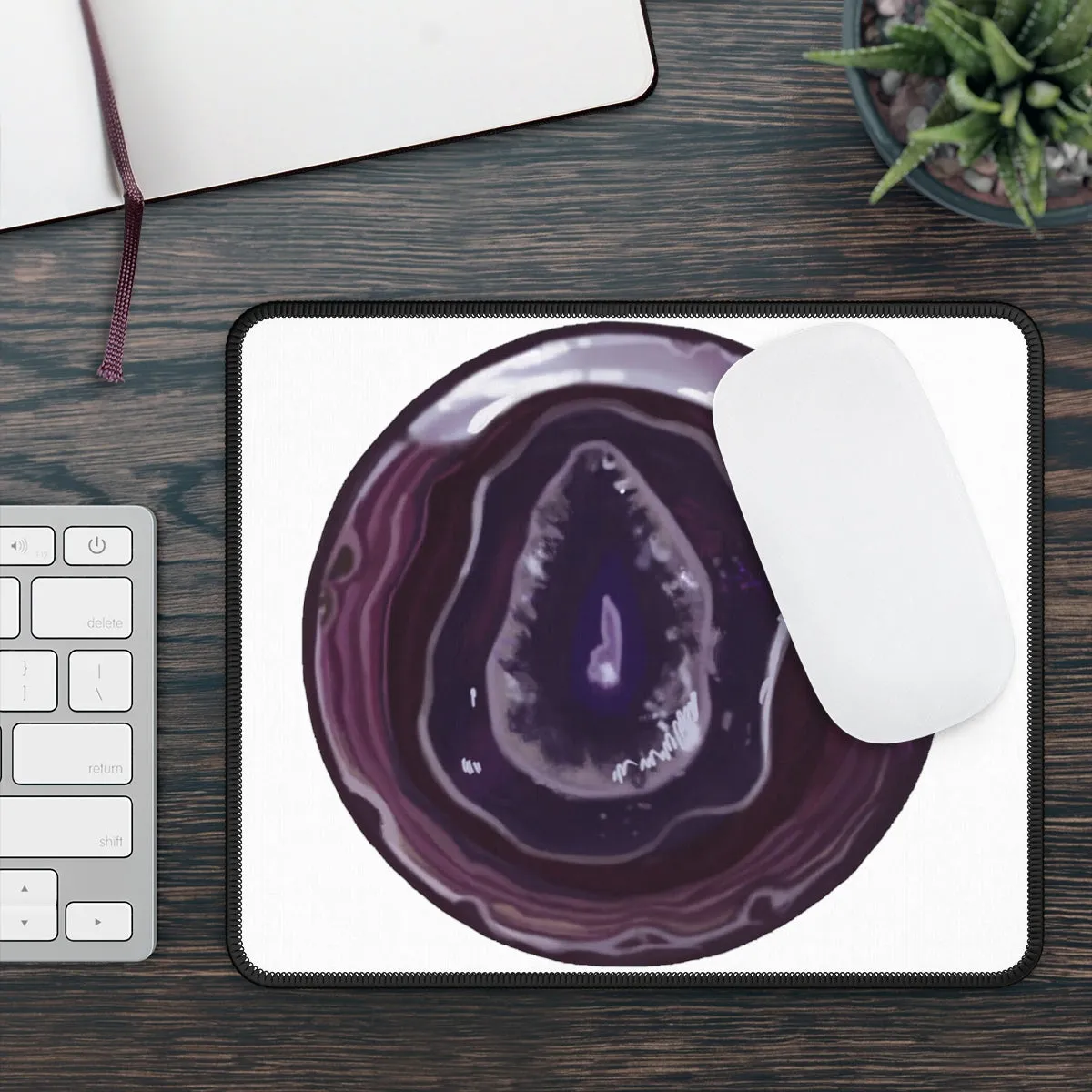 Purple Rock Gaming Mouse Pad