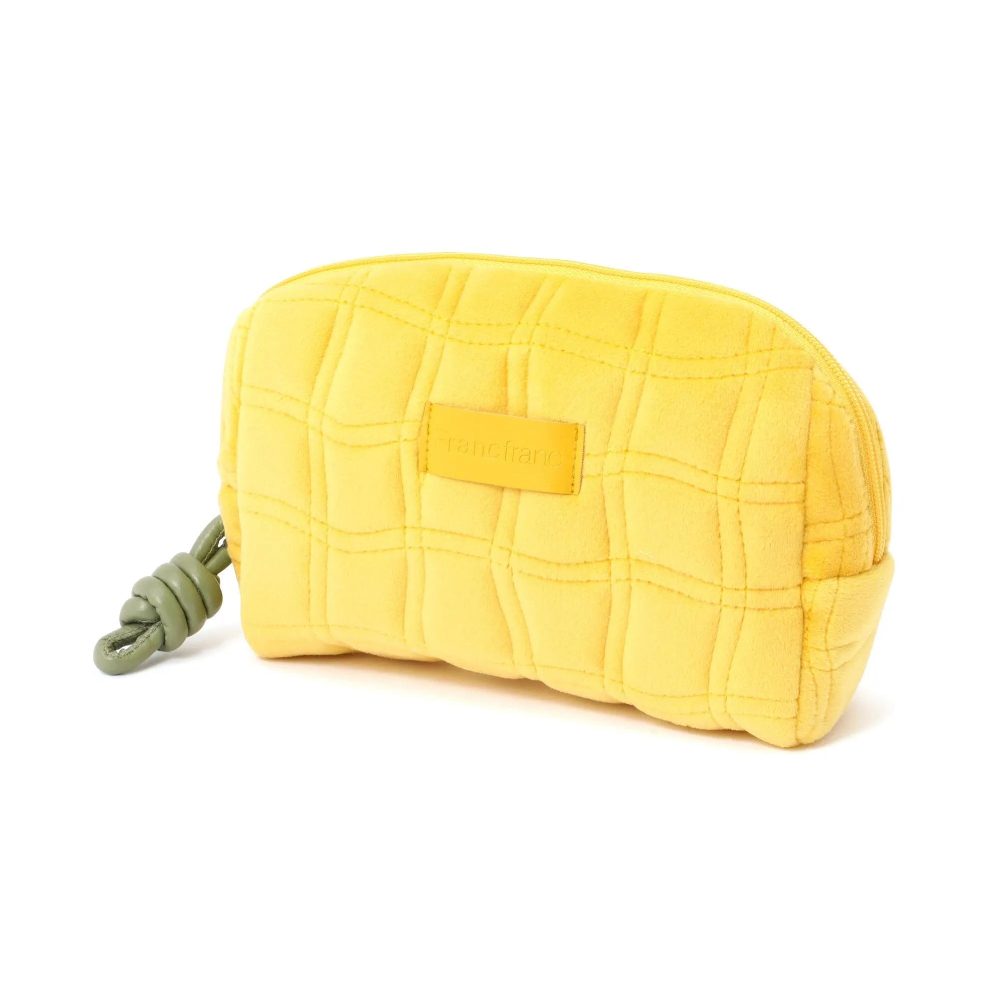 Quilting Pouch Lattice Wave S Yellow