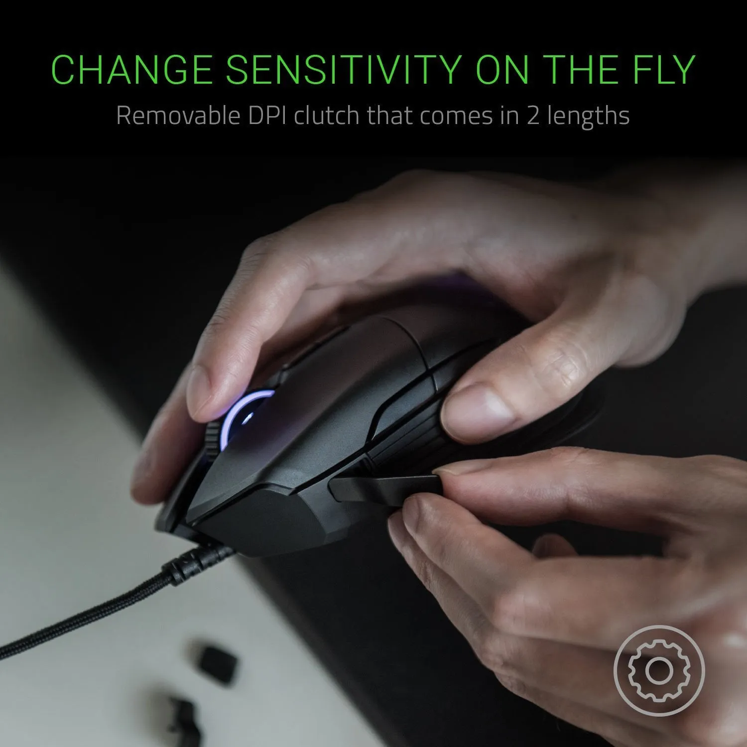 Razer Basilisk - Chroma Enabled RGB FPS Gaming Mouse with DPI