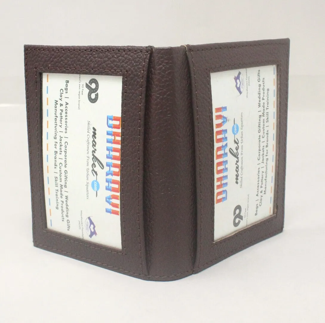 Real leather wallet and card case Rank Men Gift Set -B