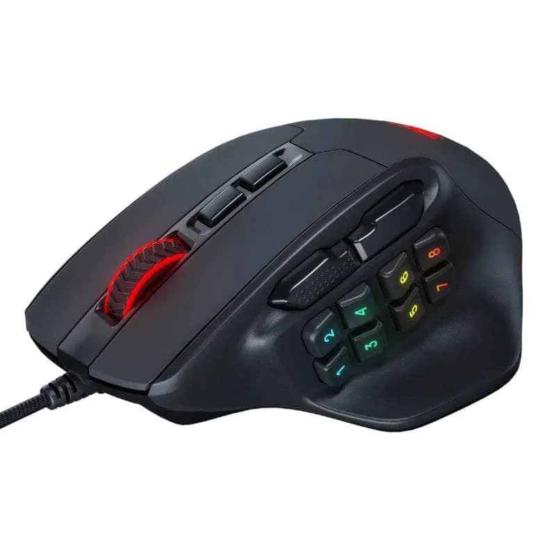 Redragon Mouse Aatrox 6200 Dpi Mmo Rgb Rd M811 Rgb