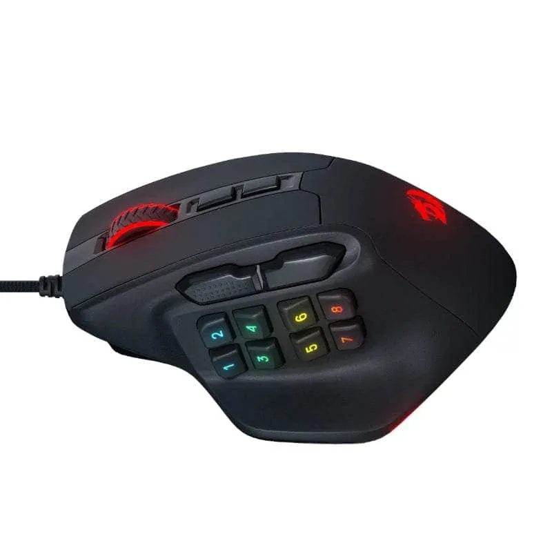 Redragon Mouse Aatrox 6200 Dpi Mmo Rgb Rd M811 Rgb