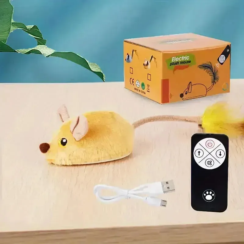 Remote-Controlled Mouse Cat Chase Toy