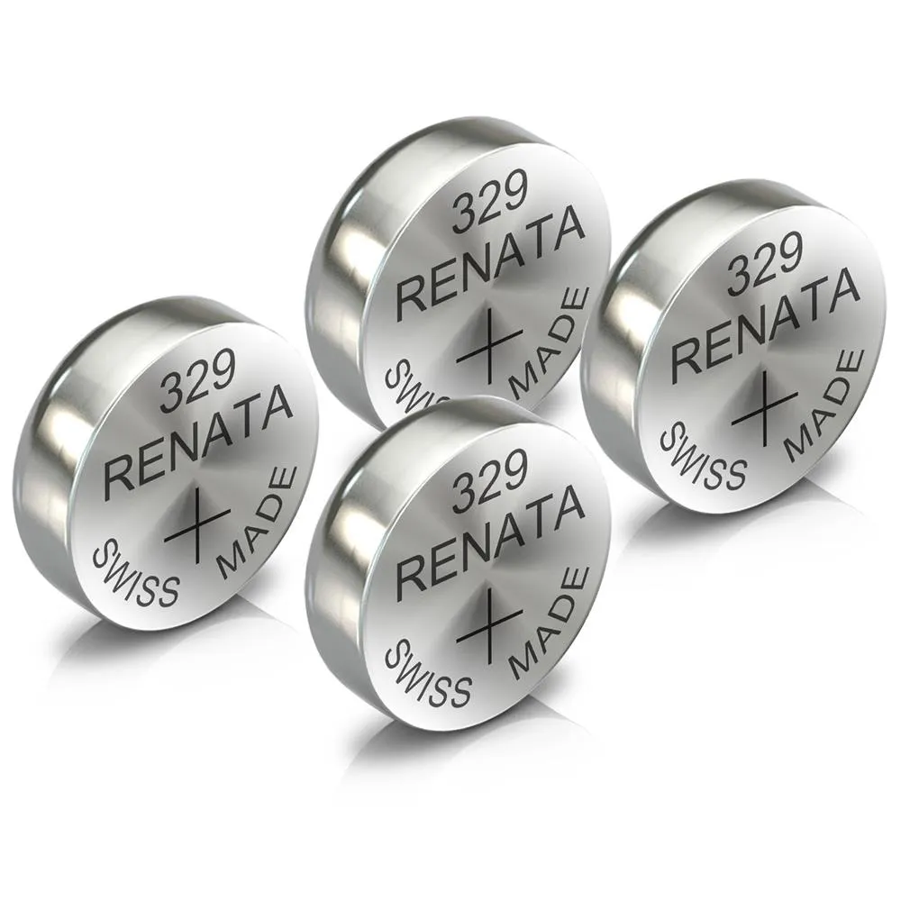 Renata 329 Watch Battery Swiss Made Silver Coin SR731SW 1.55V All Pack