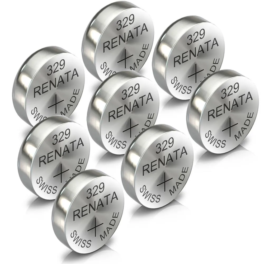 Renata 329 Watch Battery Swiss Made Silver Coin SR731SW 1.55V All Pack