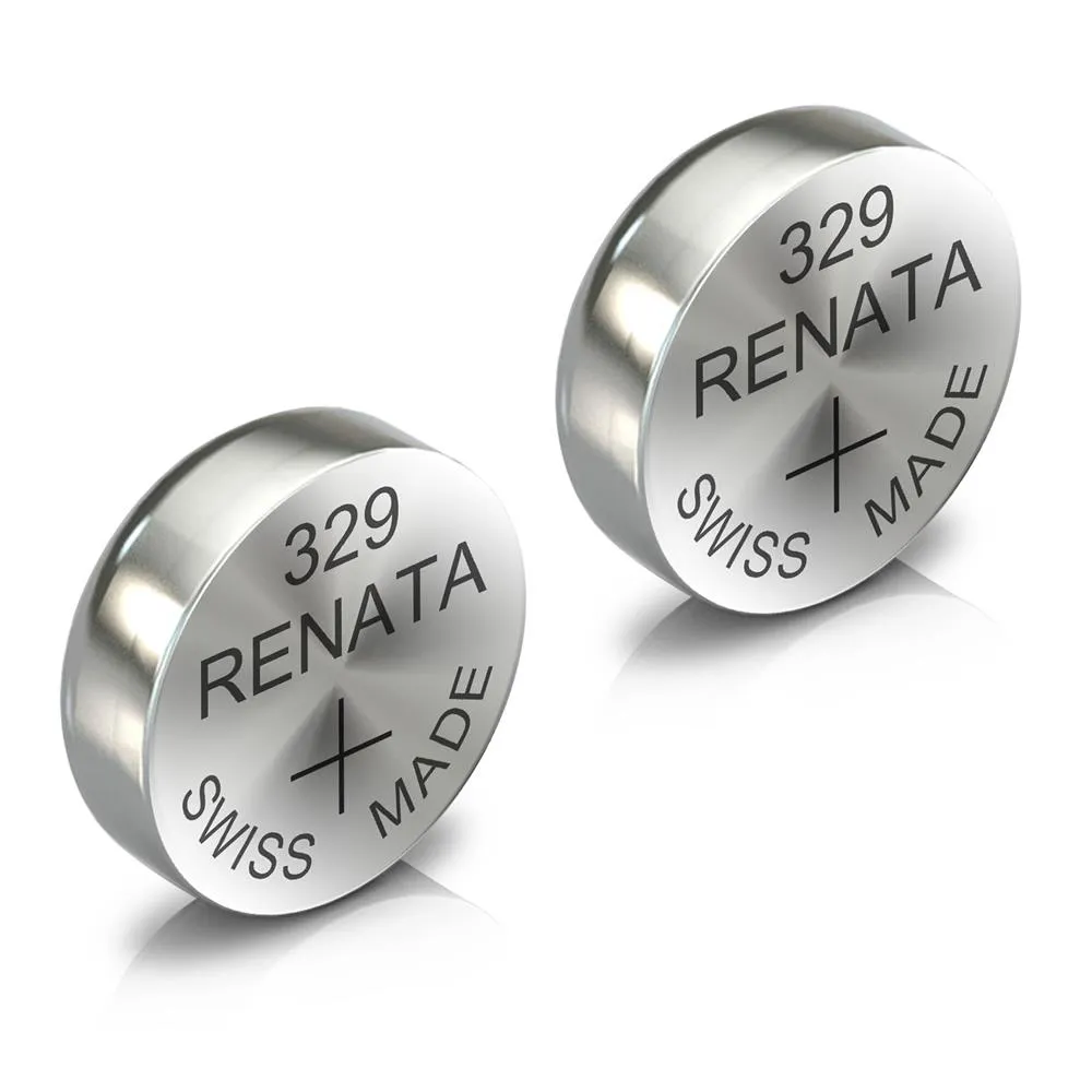 Renata 329 Watch Battery Swiss Made Silver Coin SR731SW 1.55V All Pack