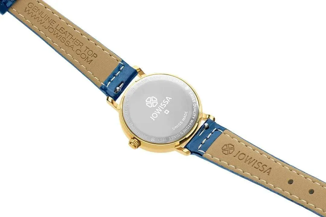 Roma Swiss Ladies Watch Gold White Blue Palette J2.281.S