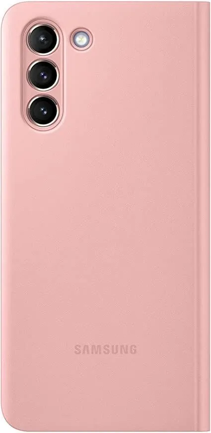 Samsung Galaxy S21 Clear View Cover Pink - EF-ZG991CPEGEW